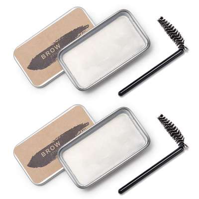 Hot Selling Wholesale Brow Styling Soap Waterproof Long Lasting Eyebrow Soap With Brush